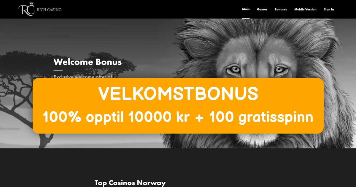Rich Casino - Norges beste online slots og mobile bonus